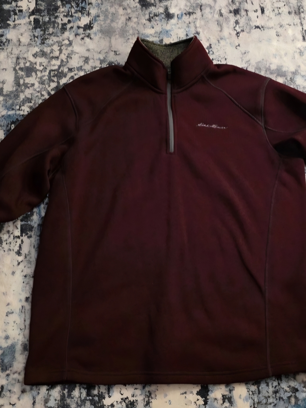 💥💥3 For $30💥💥 Eddie Bauer Maroon Half-Zip Performance Pullover Jacket